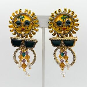 Lunch at the Ritz ‘La Playa’ Sun Dangle Earrings